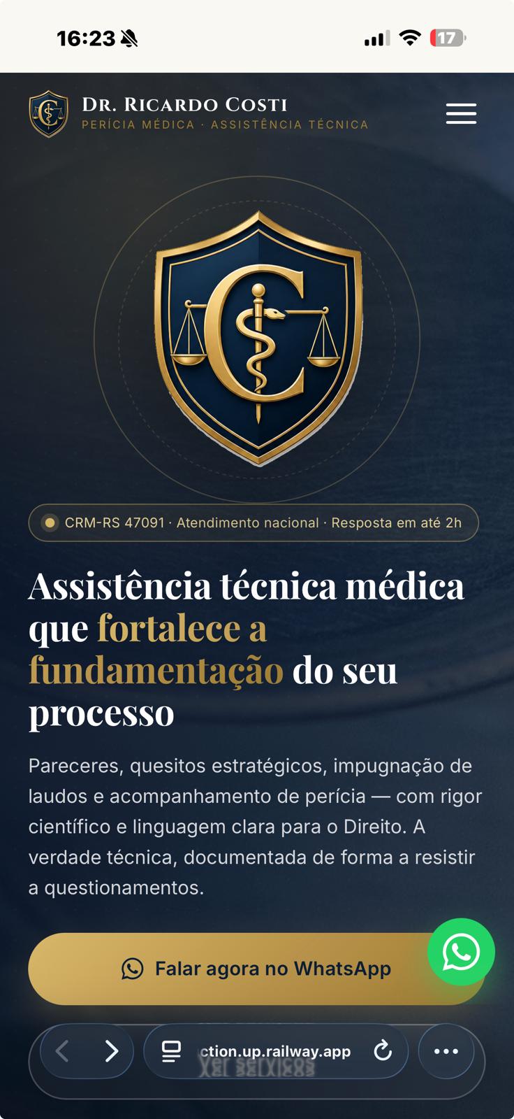 Dr. Ricardo Costi — mobile