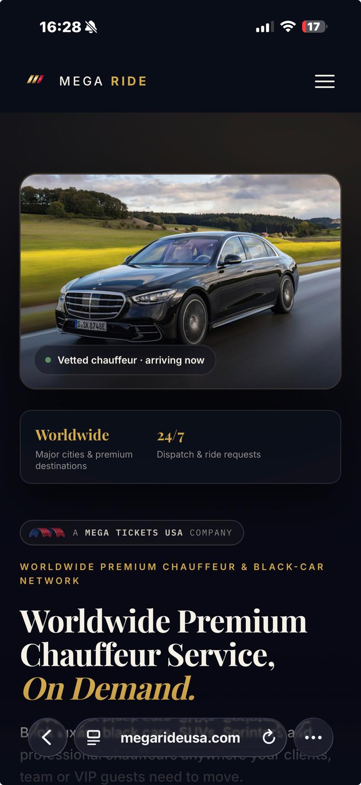 Mega Ride — mobile